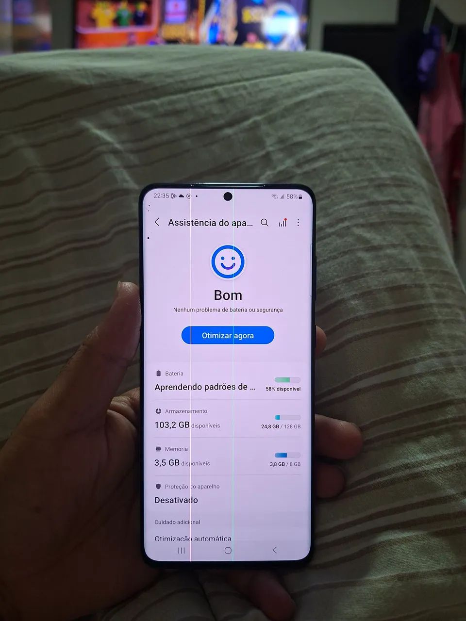 S 20 plus 128 GB 8 de ram