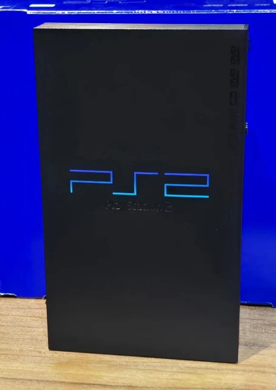 Console PS2 Fat SCPH 10000 Japonês Completo - Foto 2