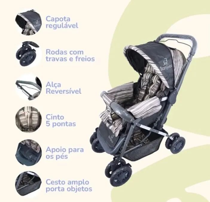 Carrinho de bebê  - Foto 5