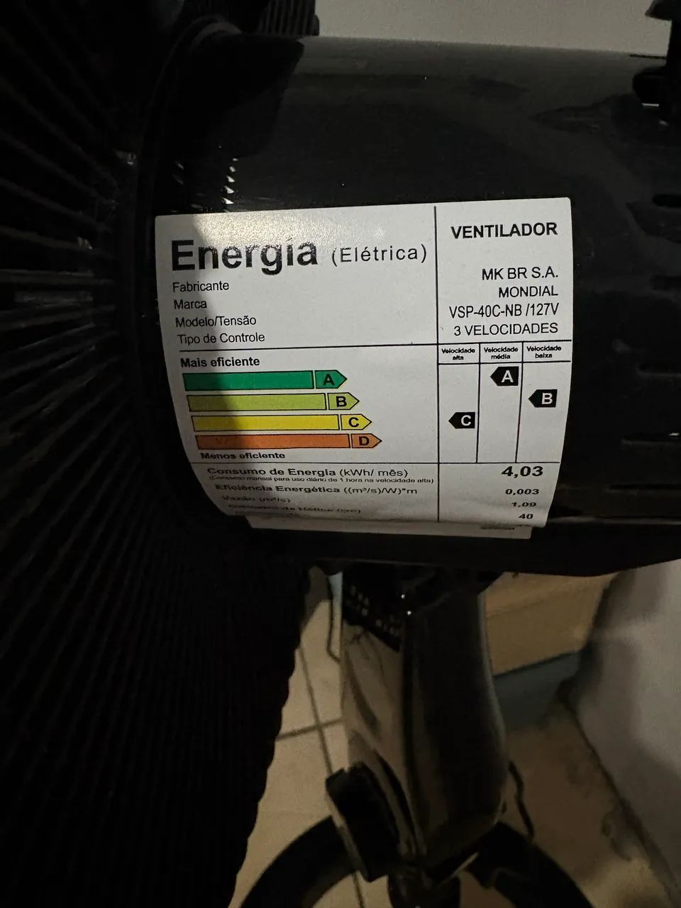 Ventilador Mondial de coluna - Foto 2