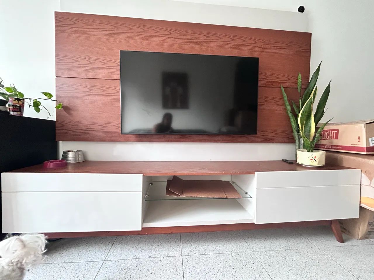 Rack para TV com painel  - Foto 2
