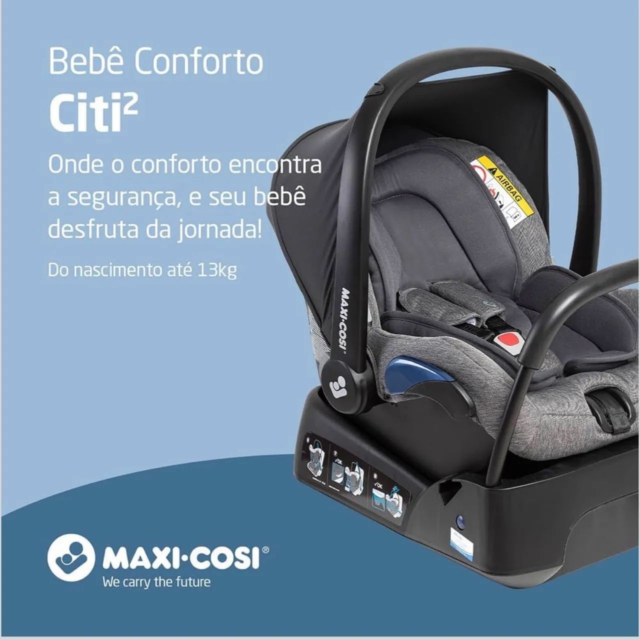Bebê Conforto Maxi-Cosi, Citi², com Base NOVO