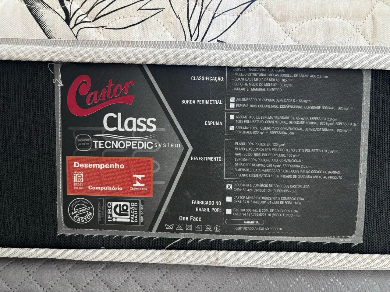 Vendo cama box modelo viúva, com colchão Castor Class Tecnopedic.  - Foto 3