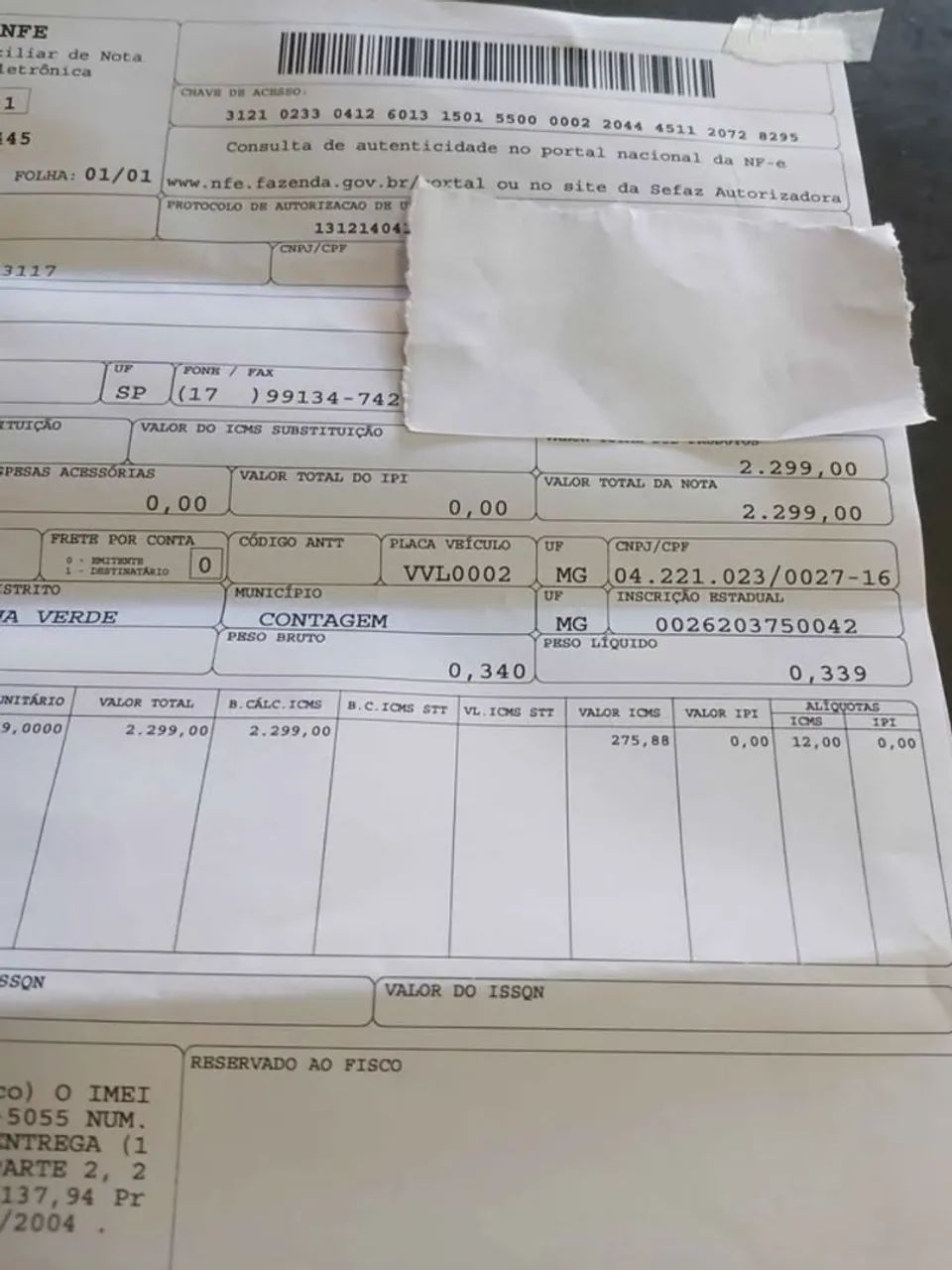 CELULAR A71 SEM DETALHE NA CAIXA COM NOTA DE COMPRA  - Foto 5