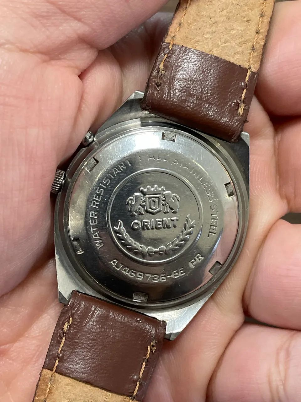 Relógio Orient pulseira de couro - Foto 2