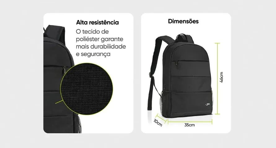Mochila para Notebook 15.6" Slim Get NOVA - Foto 5