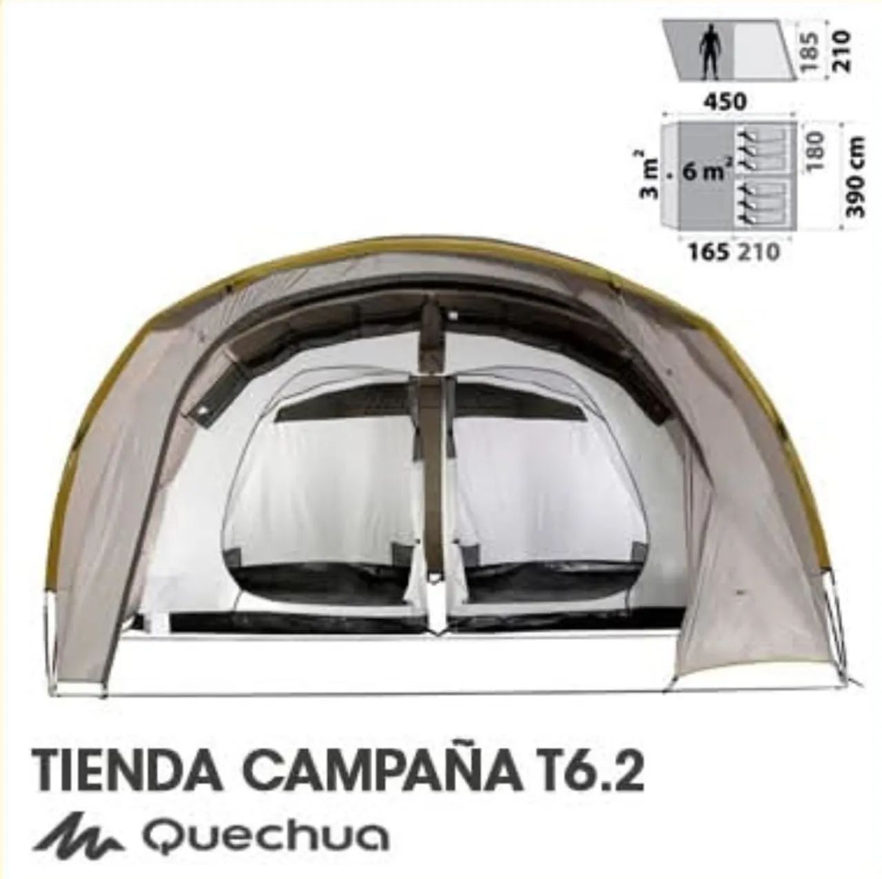 Barraca de camping Quecha T6.2 - Foto 3