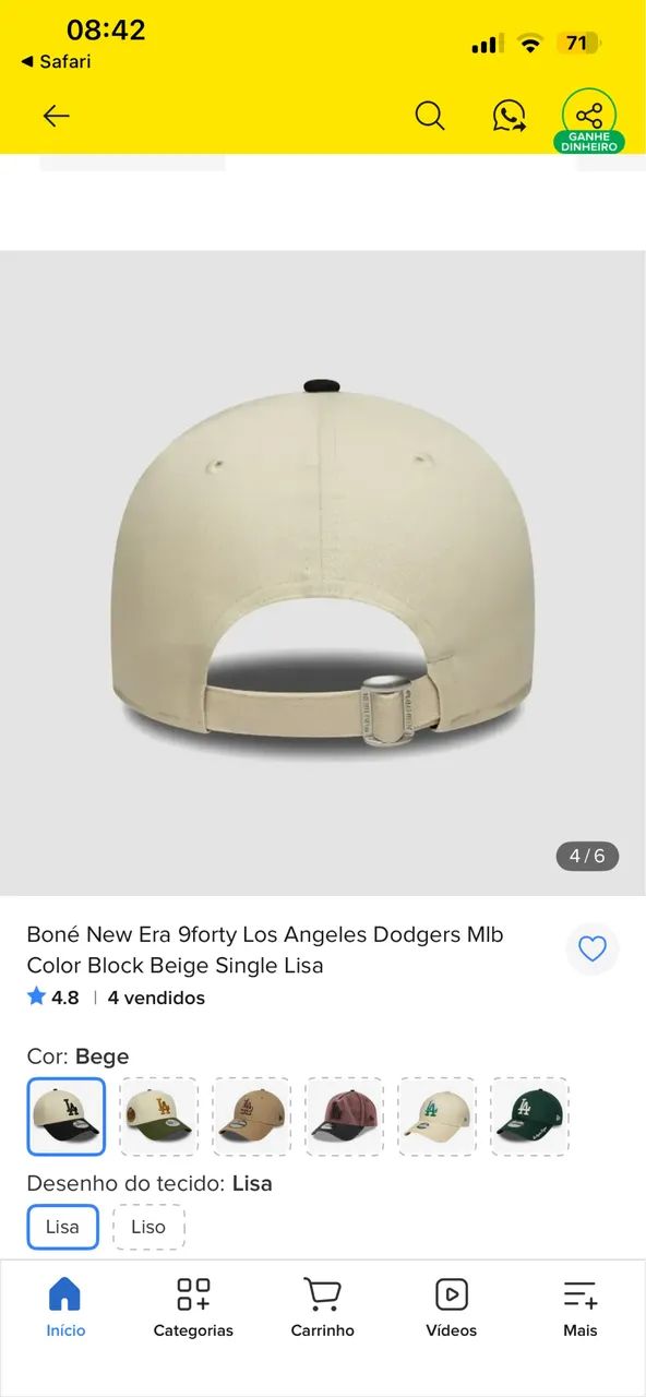 Boné New Era Los Angeles Dodgers  - Foto 3