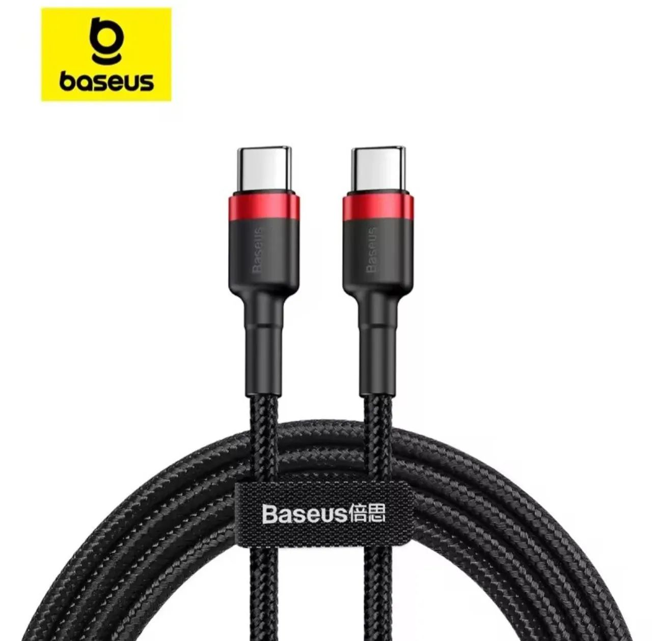Cabo Turbo USB C para C Baseus 60w 1M
