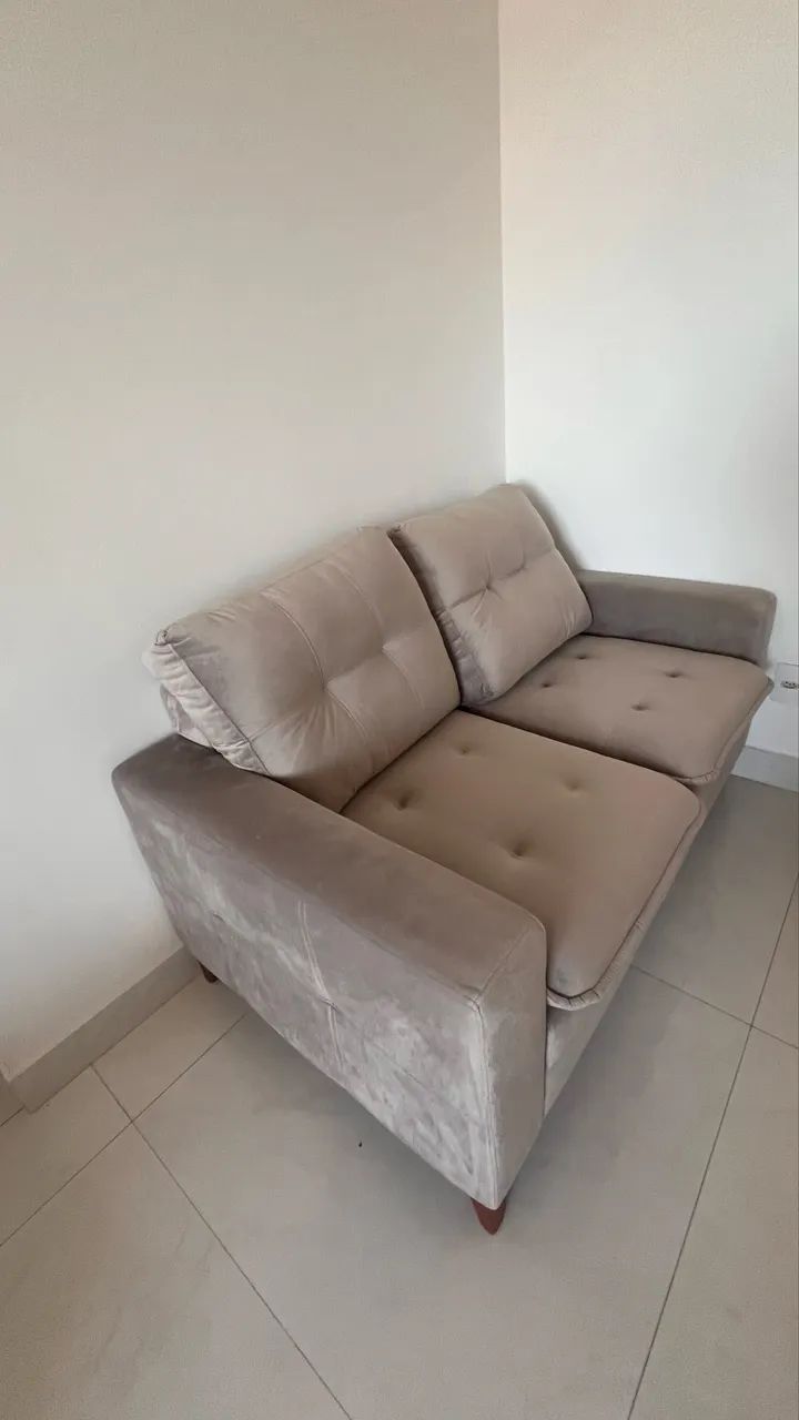 Sofa Alto padrao Tecido Suede - Fixo ( Loja Visofa)  - Foto 2
