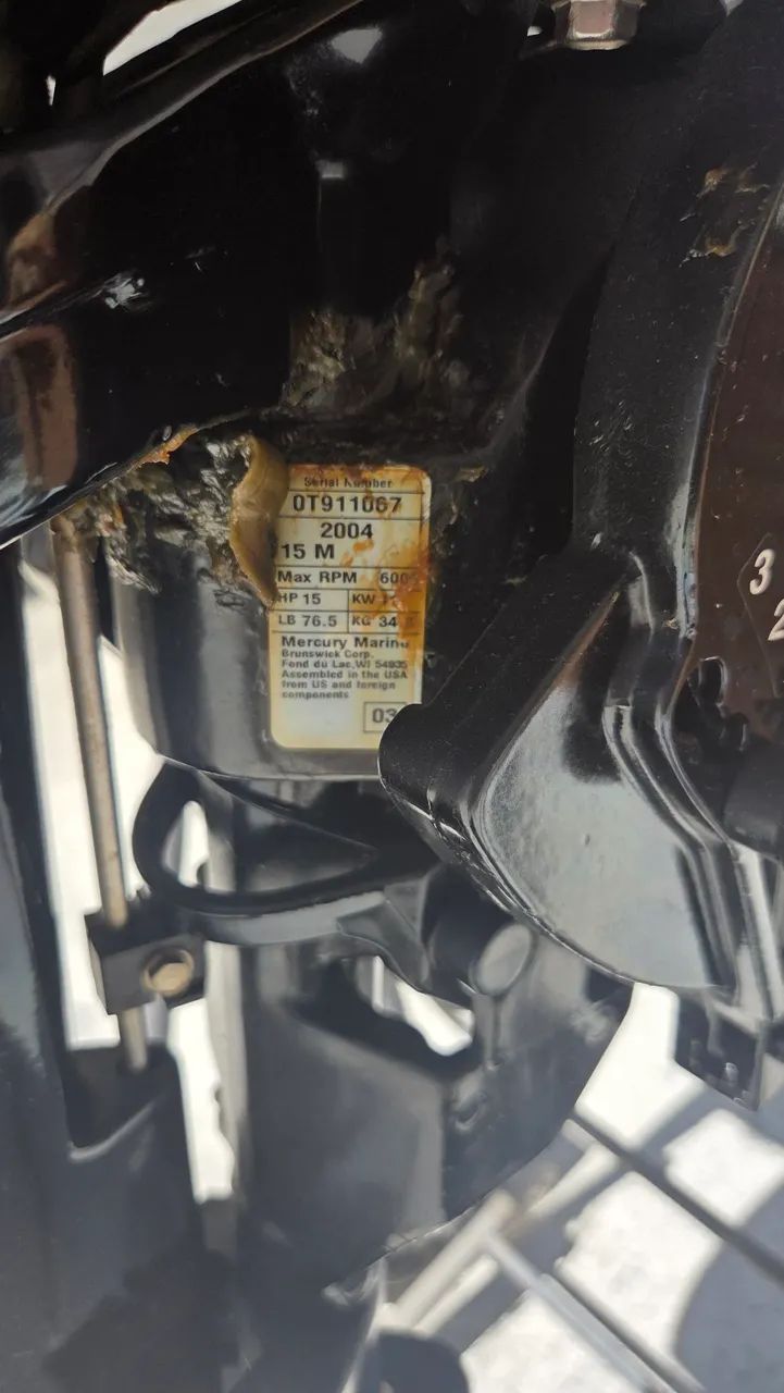 Motor popa Mercury 15hp - Foto 6