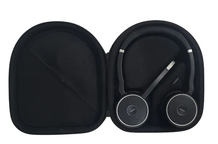 Headset Stereo Sem Fio Bluetooth E Usb Evolve 75 Uc Jabra Microfone Off Não funiocna - Foto 5
