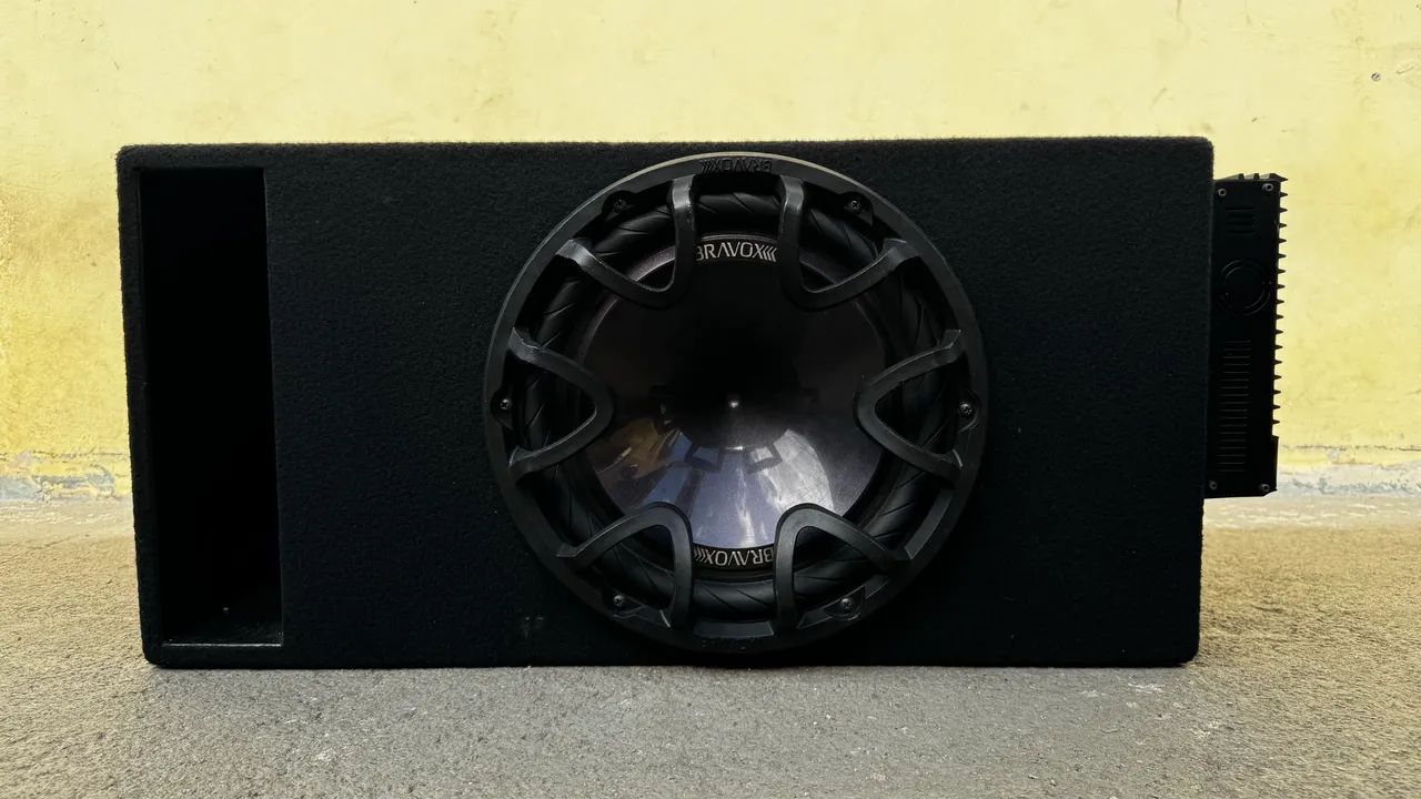 Subwoofer bravox com caixa e módulo  - Foto 4