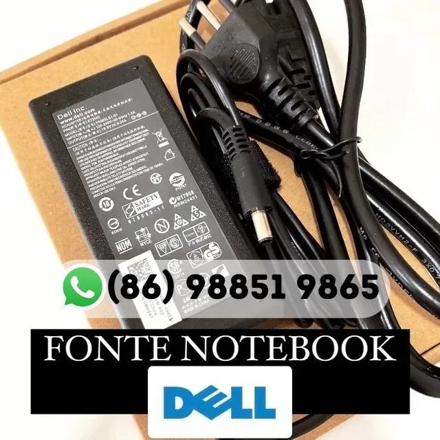 Fonte para Notebook Dell - Novo e na Caixa!