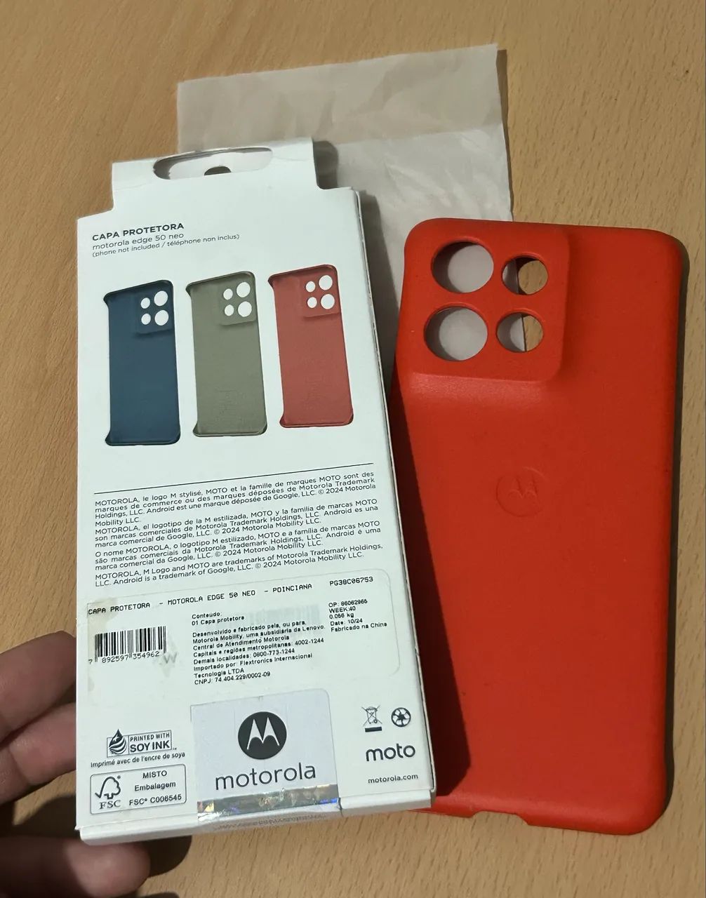 Capa Case Protetora Motorola Edge 50 neo - Foto 3
