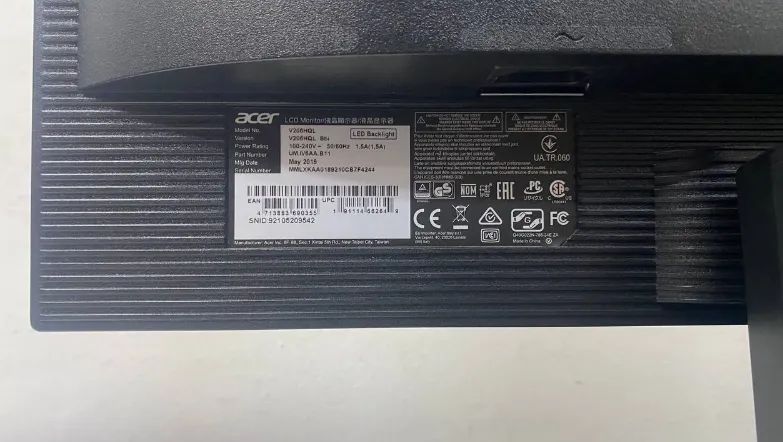 MONITOR ACER V206HQL (ITEM 8)