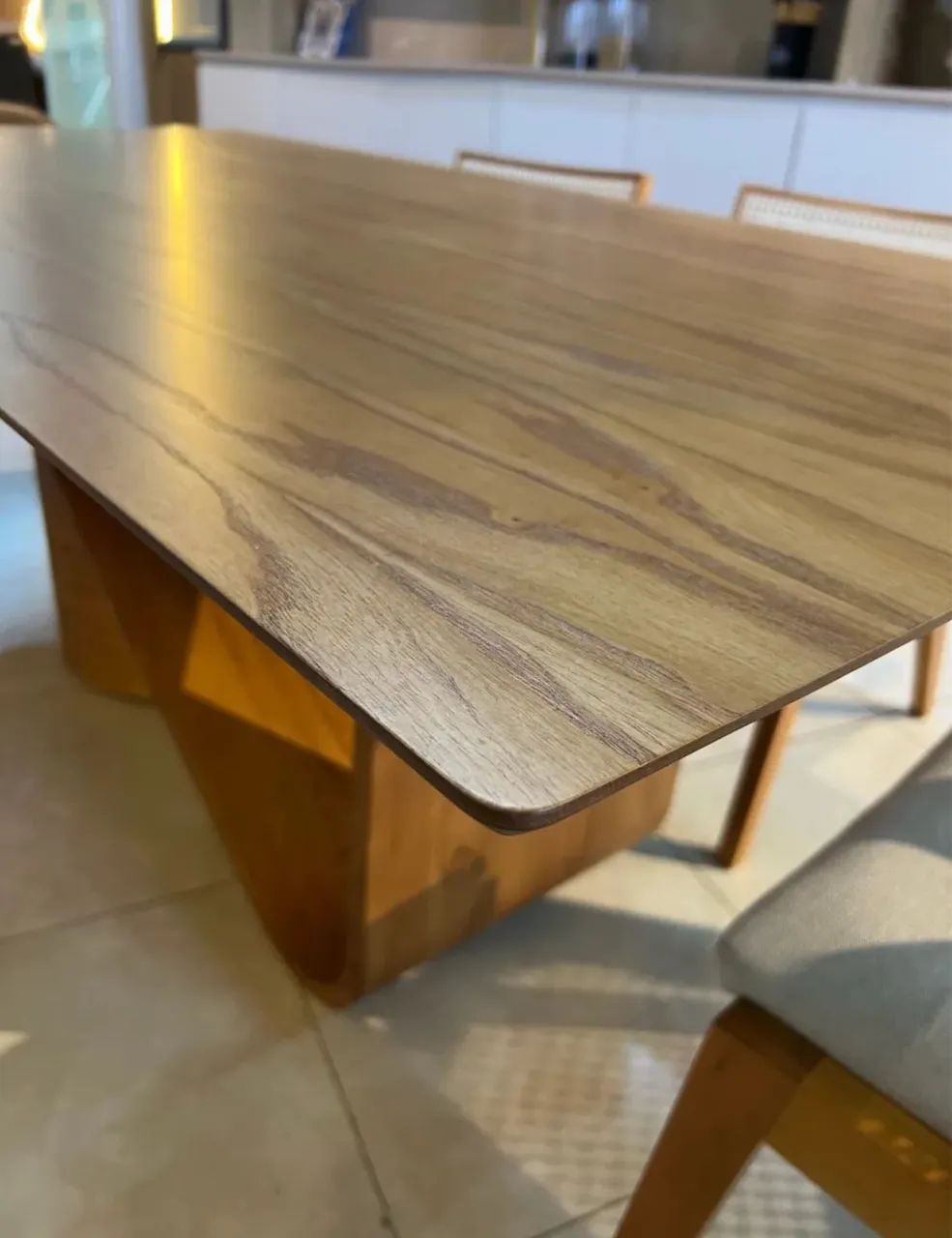 MESA DE JANTAR TAMPO LAMINADO - LARGURA 2.20x1.10 - Foto 2