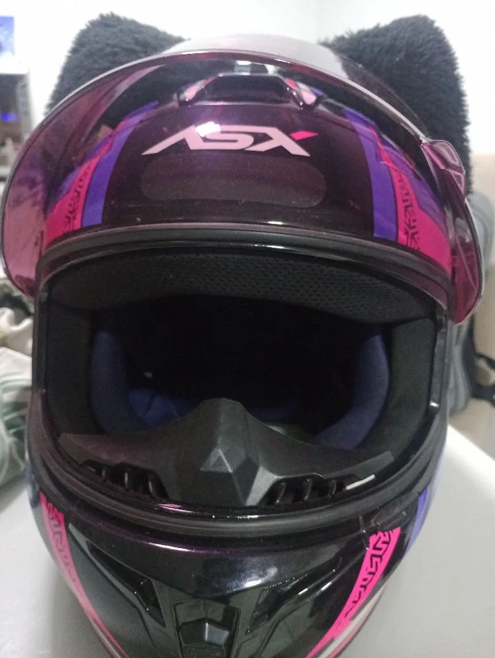 Capacete ASX modelo Draken TAM 58 - Foto 4