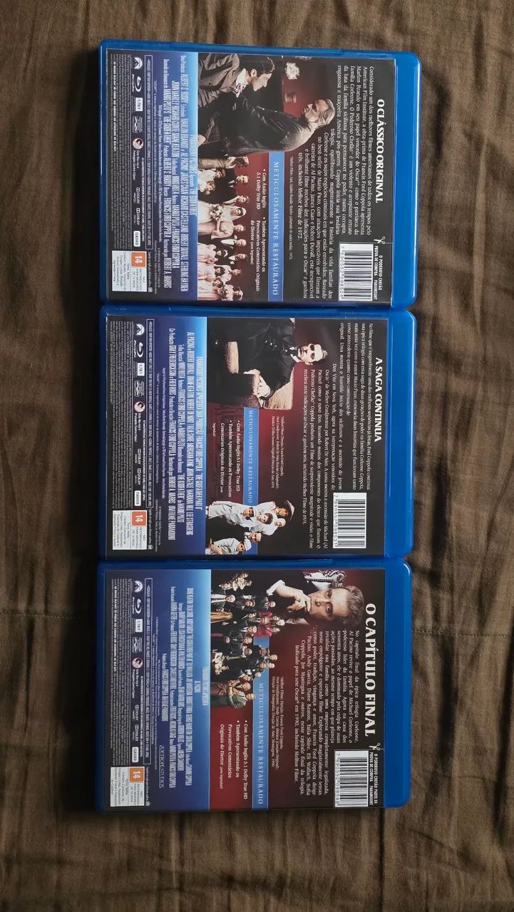 Trilogia em Bluray O Poderoso Chefão - Foto 2