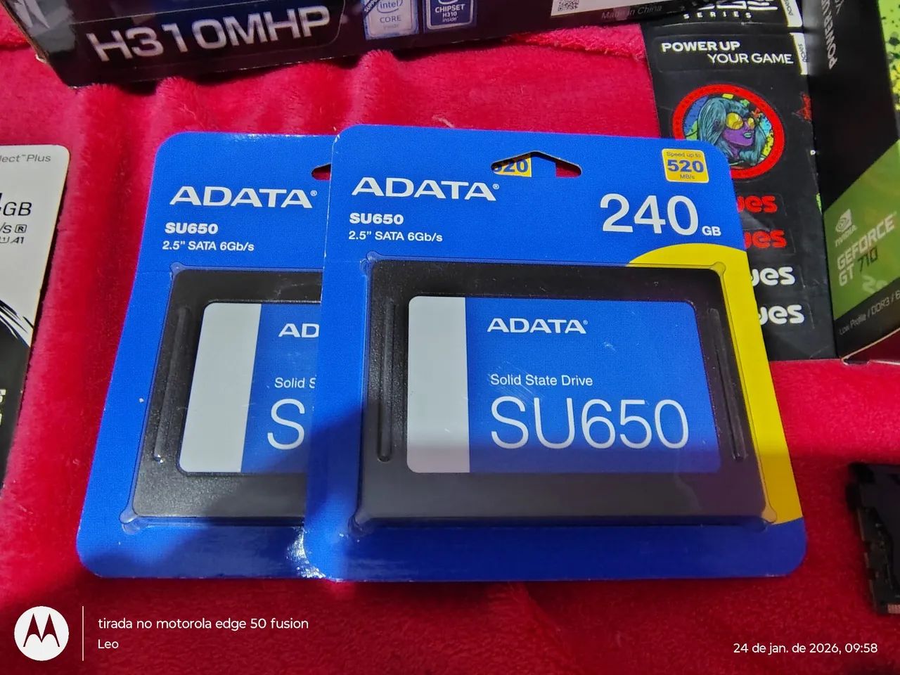 Kit informática HDs, memórias, placa vídeo, monitor, placa mãe  - Foto 3