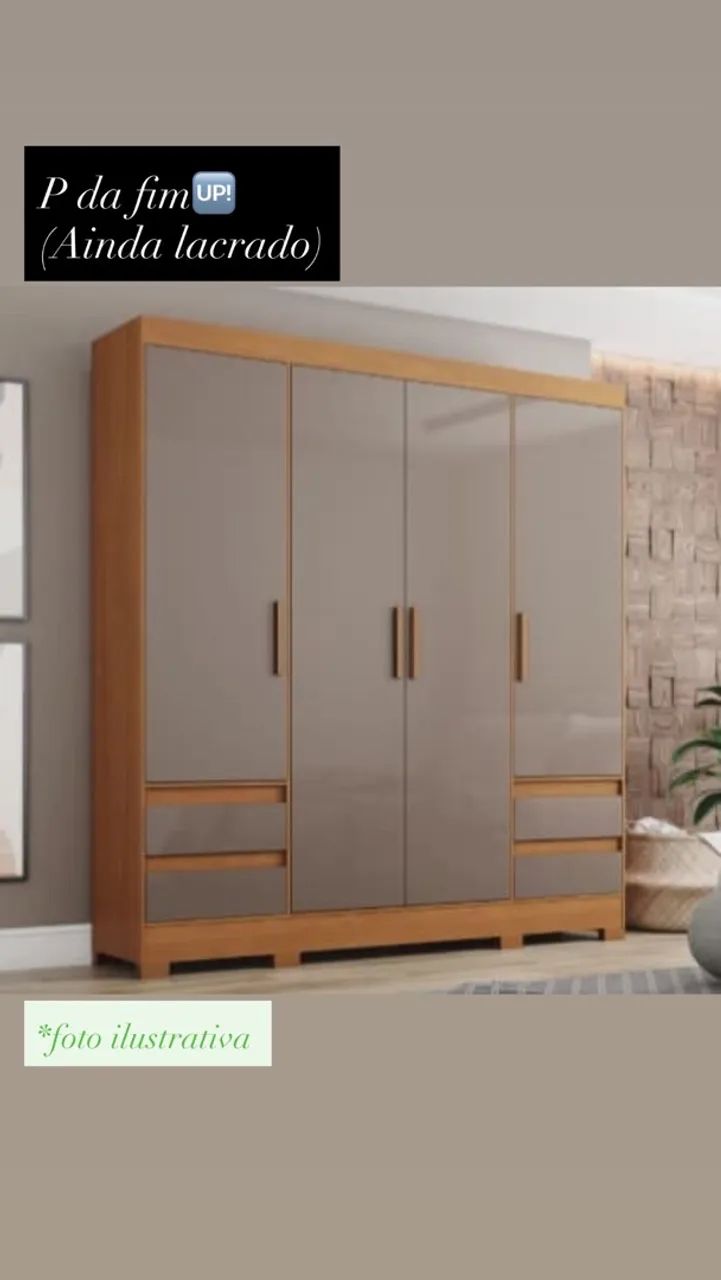 Guarda roupa novo (lacrado)
