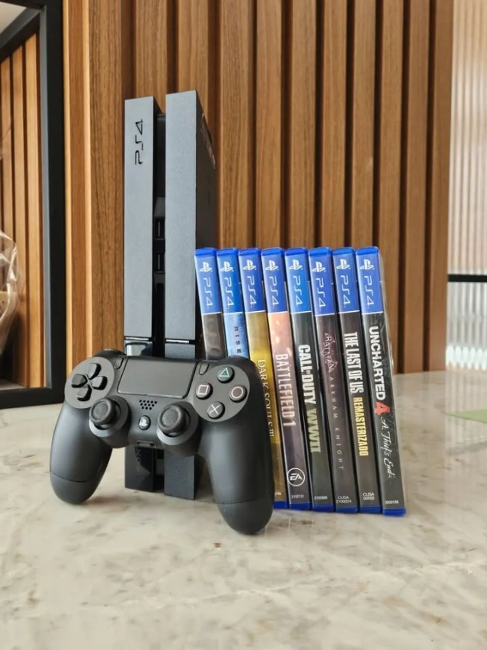 PS4 400GB com 8 jogos - Consoles de Vídeo Game - Centro, Esteio