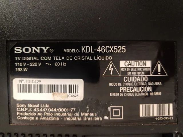 TV Sony Bravia com defeito - Foto 2