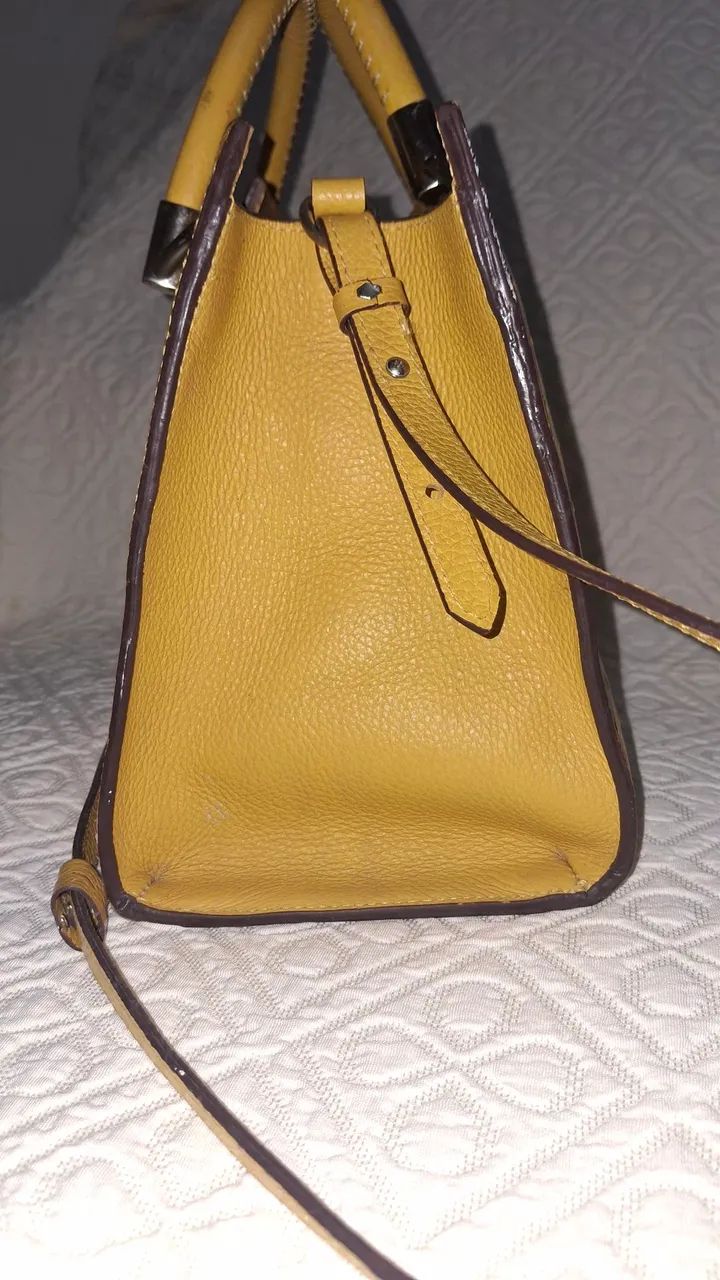 Bolsa AREZZO ( COURO DE AVESTRUZ)  - Foto 5