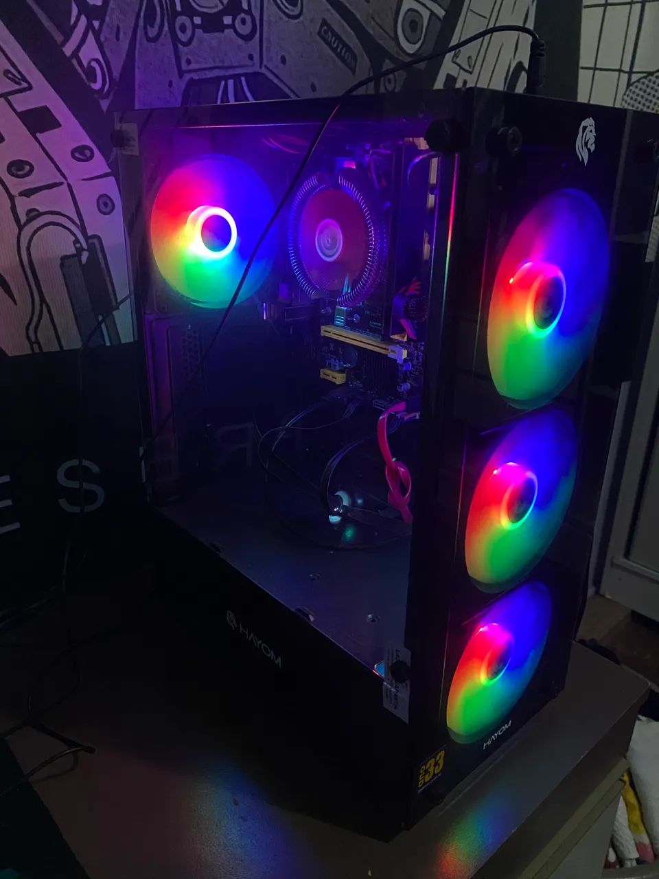 PC Gamer Completo AMD Ryzen 5 5600G + Monitor + Periféricos - Foto 4
