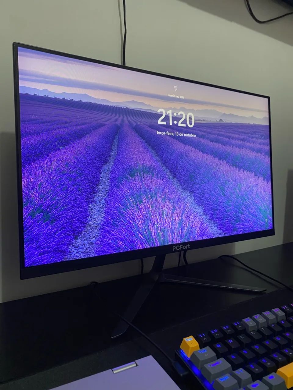 Monitor PcFort 165hz 23.8 polegadas FULL HD VÁ