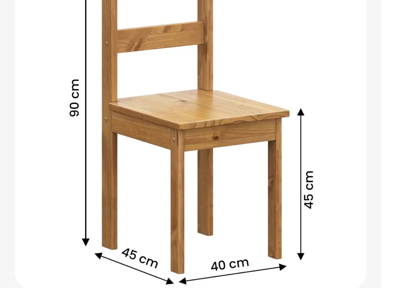 Conjunto Mesa com 4 Cadeiras Madeira - Foto 3