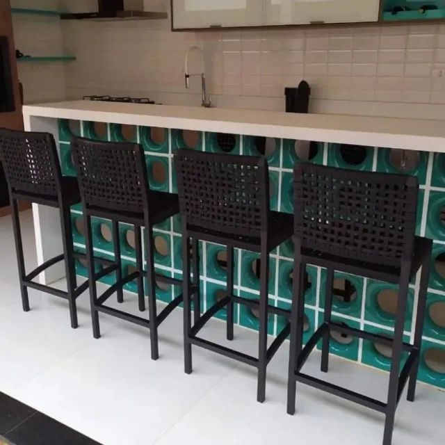 BANQUETA ALTA CLASSICK DE CORDA NÁUTICA (CADA)