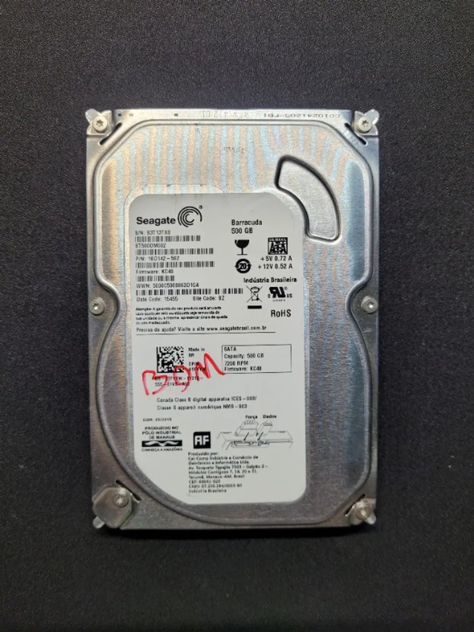 HD Seagate Barracuda 500GB
