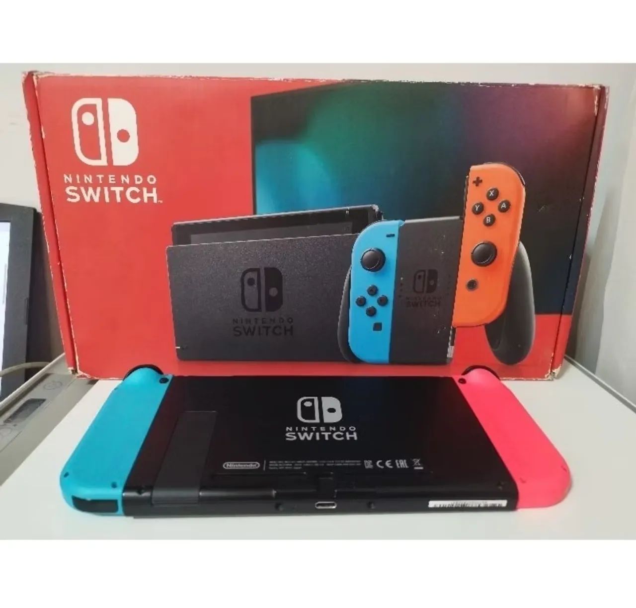 Nintendo Switch V1 Completo + Case - Muito Conservado! - Foto 4