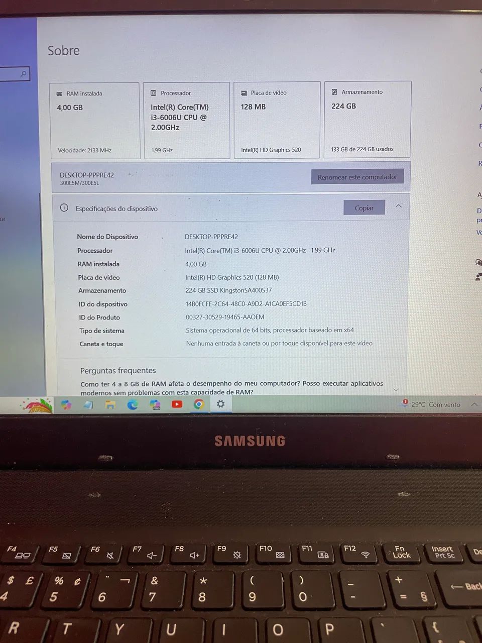 Notebook Samsung  - Foto 2