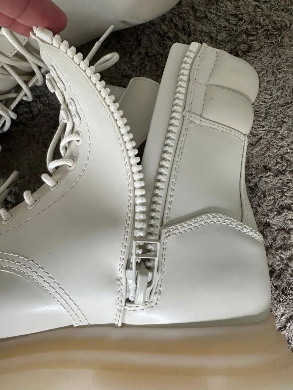 Coturno off white Zara - Foto 4