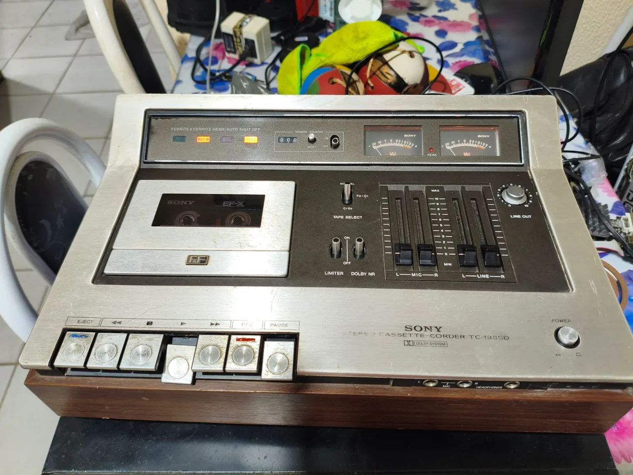 TAPE DECK SONY MODELO TC 138 SD(FERRITE) - Foto 4