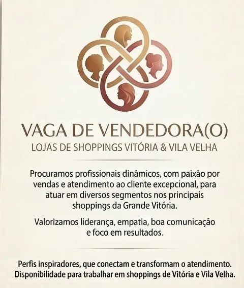 VENDEDOR SHOPPINGS GRANDE VITÓRIA