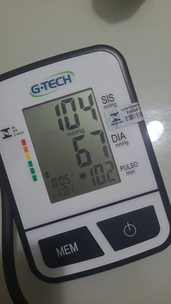 Aferidor de pressao G-Tech de braço- Manguito regulável  - Foto 3