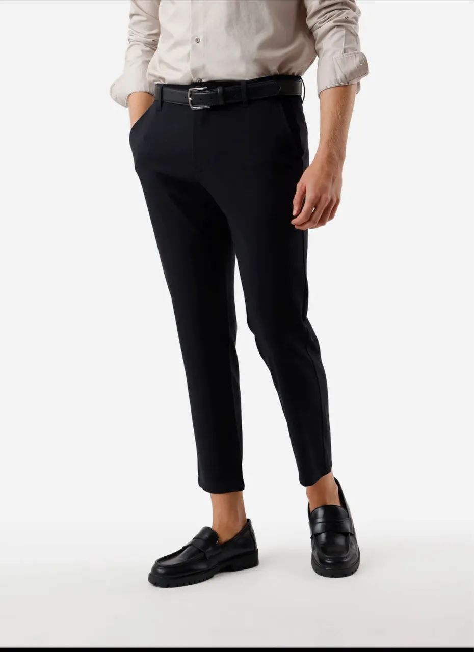 Calça Chino Slim de Alfaiataria - Tamanho 40 - Foto 3