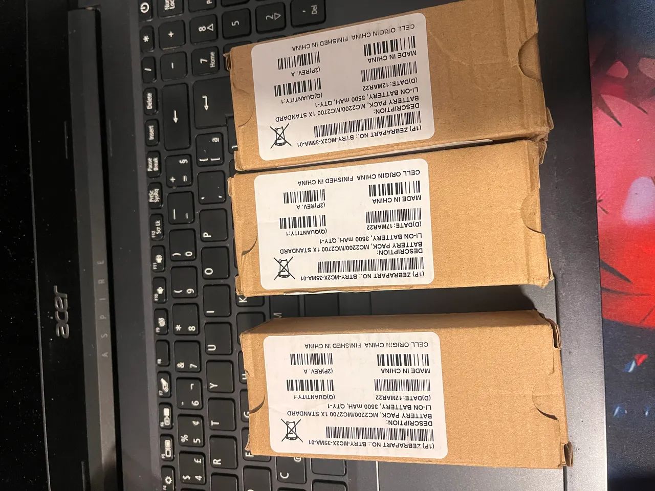 Bateria Zebra para Coletor MC2200 e MC2700 - 3500mAh - Foto 3