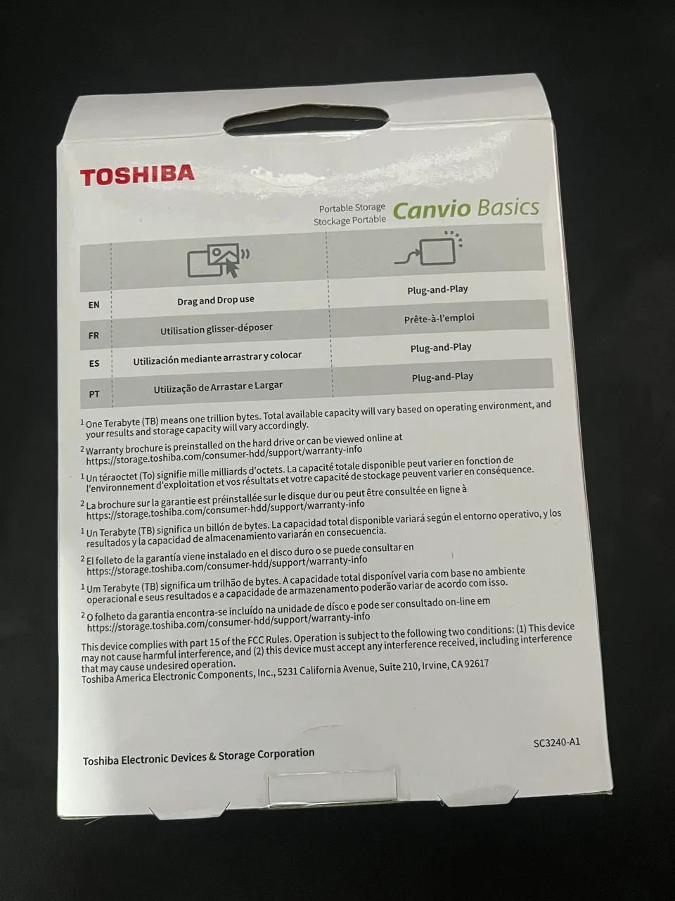 HD Externo 2TB TOSHIBA - Foto 2