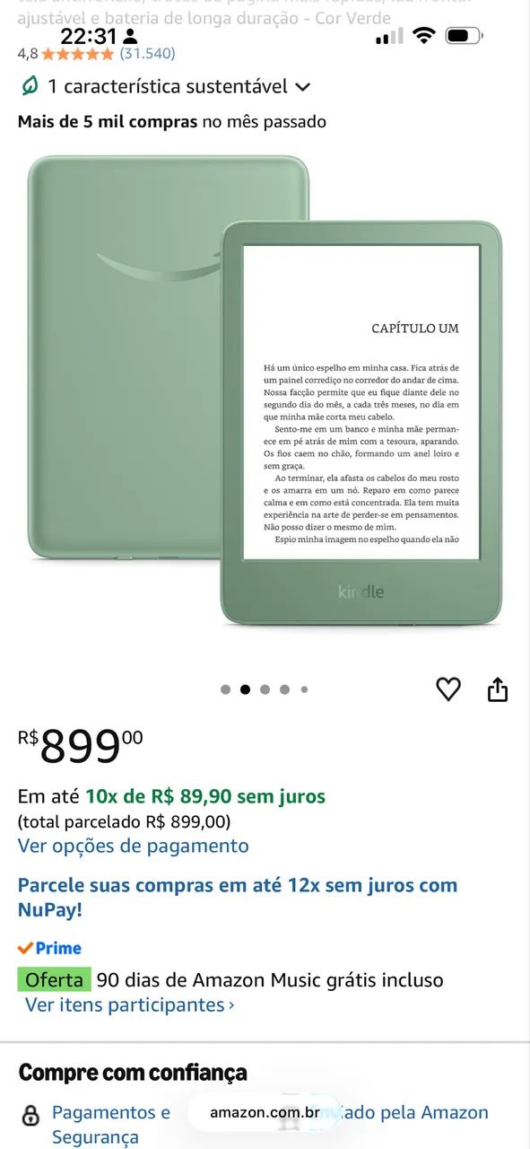 Kindle 11ª geração 2024 - Foto 3