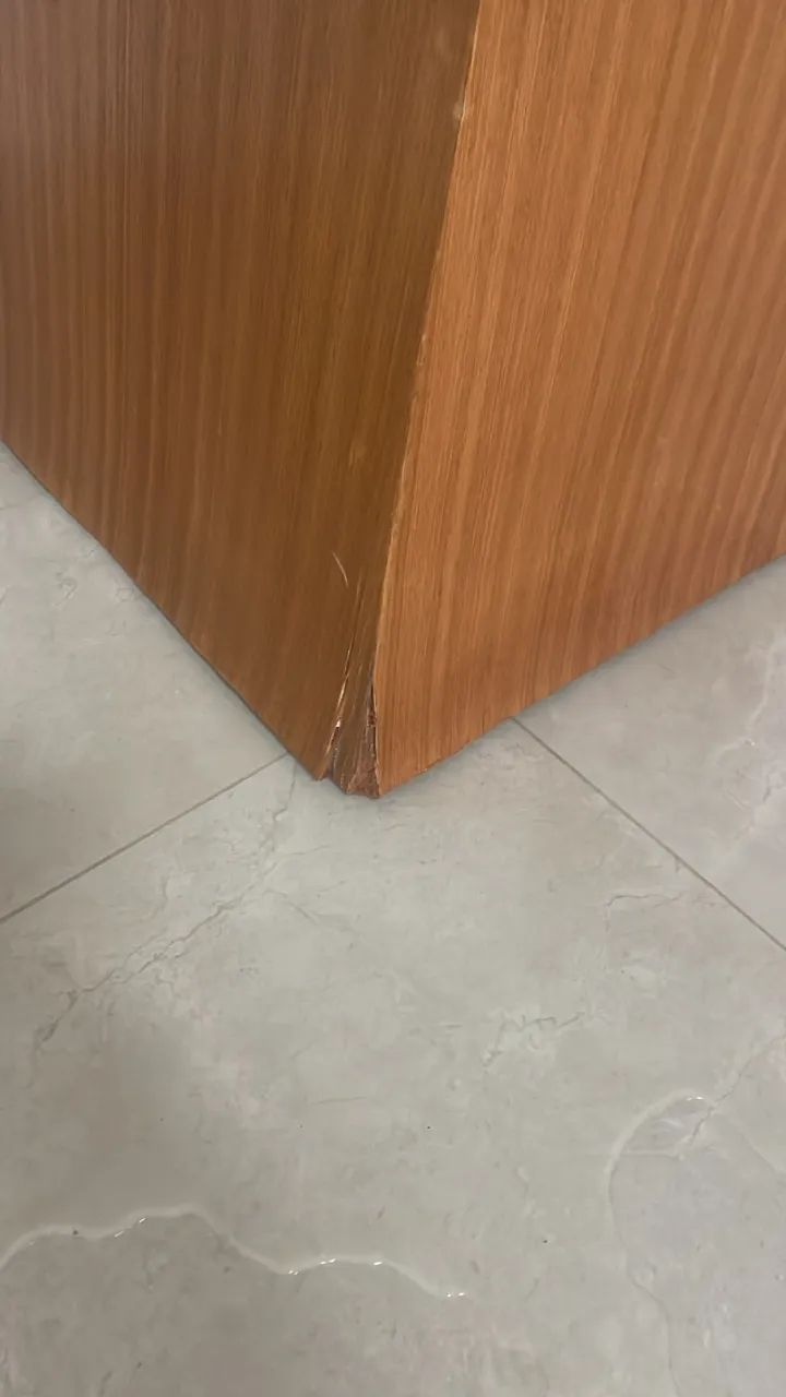 Mesa de jantar MDF tampo de vidro - Foto 3
