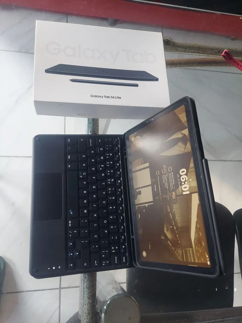 S6 LITE 64GB 4GB RAM COM CAPA E TECLADO - Foto 2
