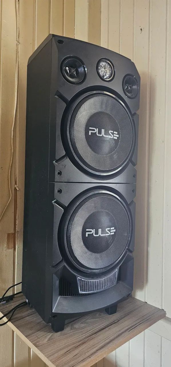 Caixa de som PULSE NOVO - usado somente uma vez