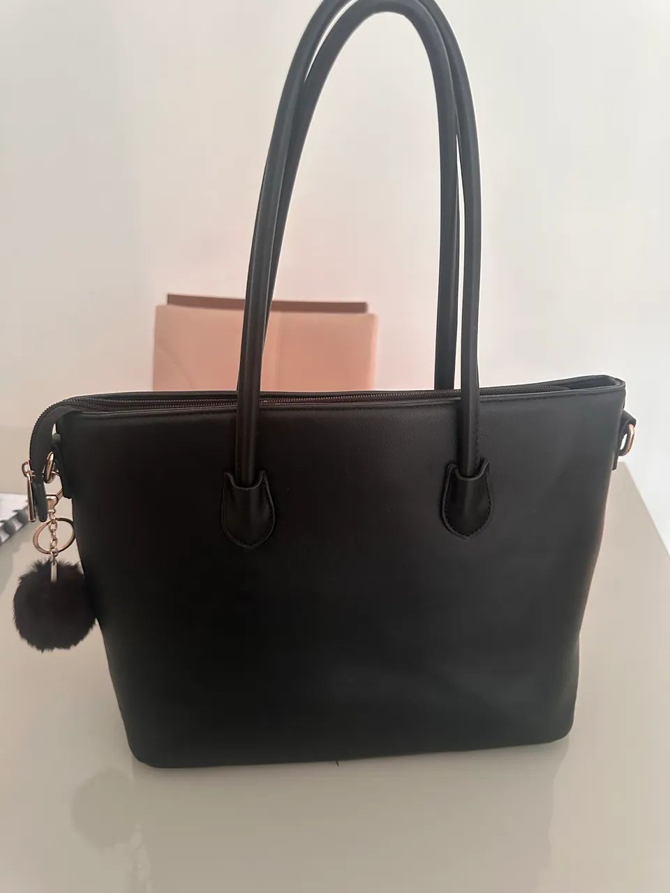Bolsa feminina preta grande - Foto 2