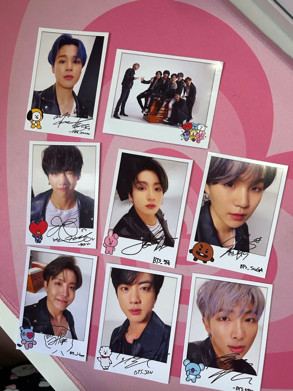 kit photocard BTS fanmade kpop 