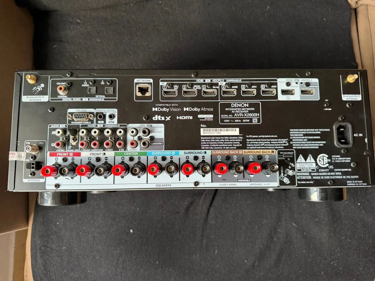 Receiver   denon 2800h - Foto 2