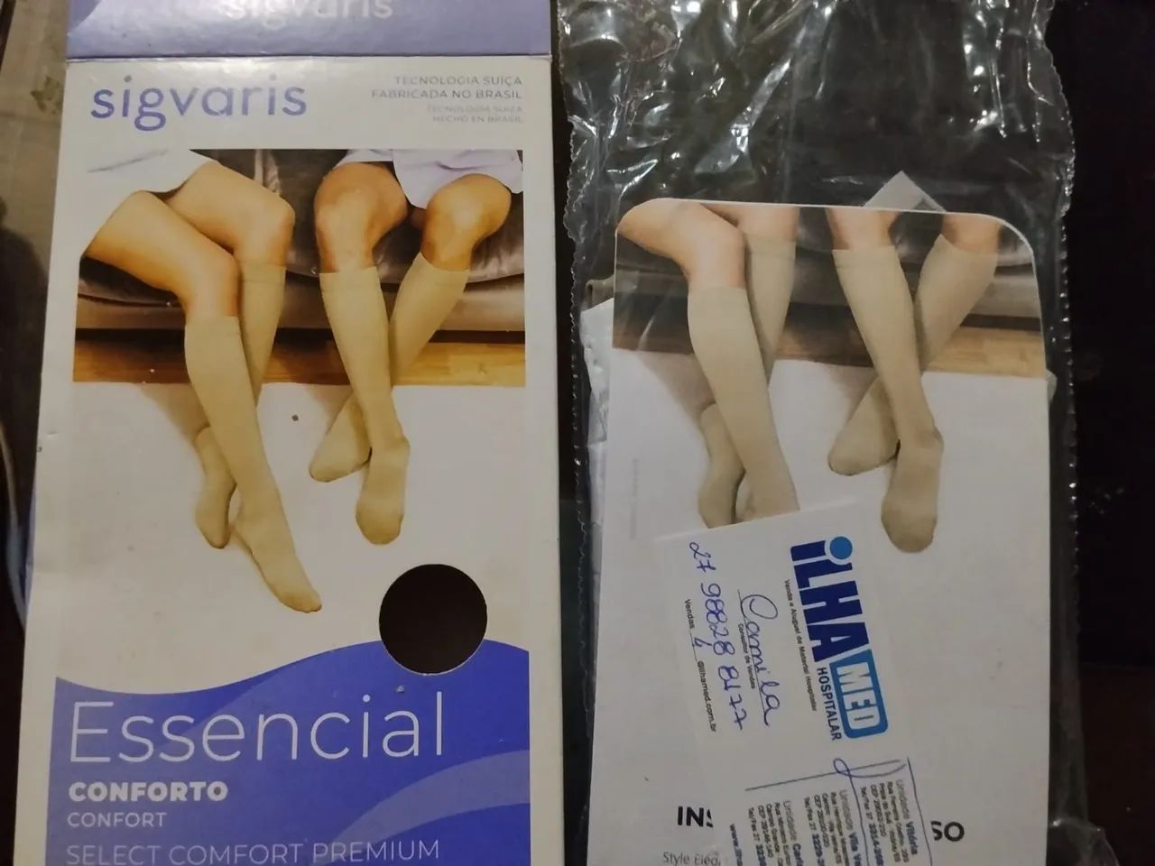 Meia de compressão . - Foto 2